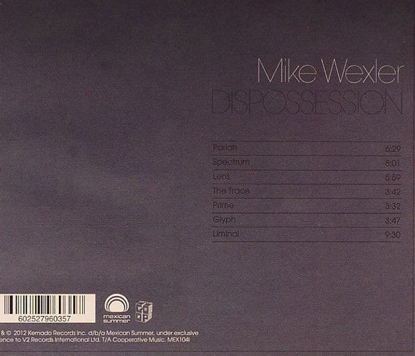 Mike Wexler : Dispossession (CD, Album)