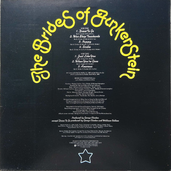 Brides Of Funkenstein : Funk Or Walk (LP, Album, Pre)