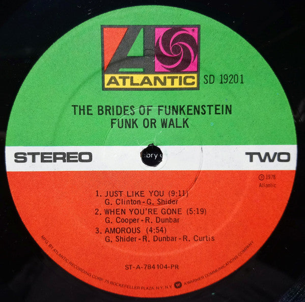 Brides Of Funkenstein : Funk Or Walk (LP, Album, Pre)