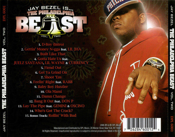 Jay Bezel : The Philadelphia Beast Vol. 2 (CD, Album)