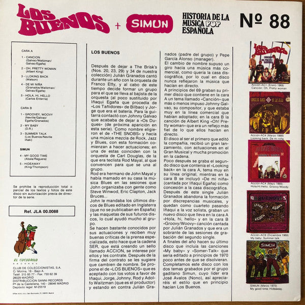 Los Buenos + Simun : Los Buenos + Simun (LP, Comp)
