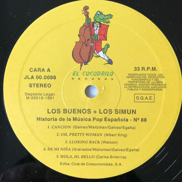 Los Buenos + Simun : Los Buenos + Simun (LP, Comp)