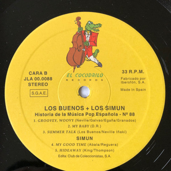 Los Buenos + Simun : Los Buenos + Simun (LP, Comp)