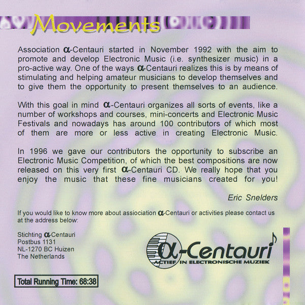 Various : Movements (CD, Comp)