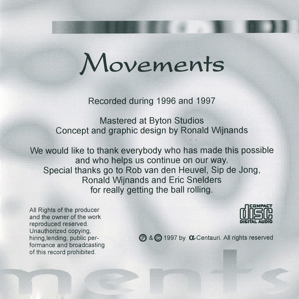 Various : Movements (CD, Comp)