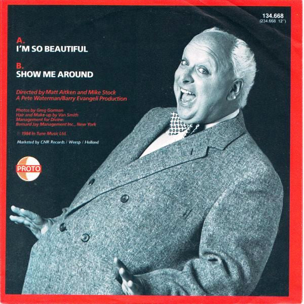 Divine : I'm So Beautiful (7", Single)