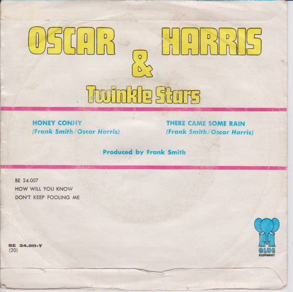 Oscar Harris And The Twinkle Stars : Honey Conny (7", Single)