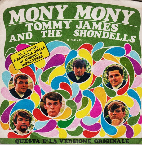 Tommy James & The Shondells : Mony Mony (7")