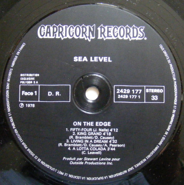 Sea Level : On The Edge (LP, Album)