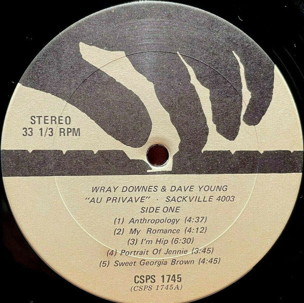 Wray Downes And Dave Young (3) Featuring Ed Bickert : Au Privave (LP, Album)