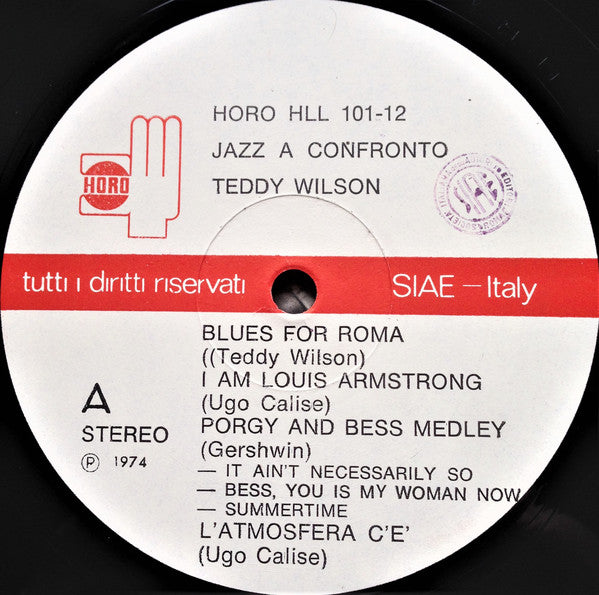 Teddy Wilson : Jazz A Confronto 12 (LP, Album)