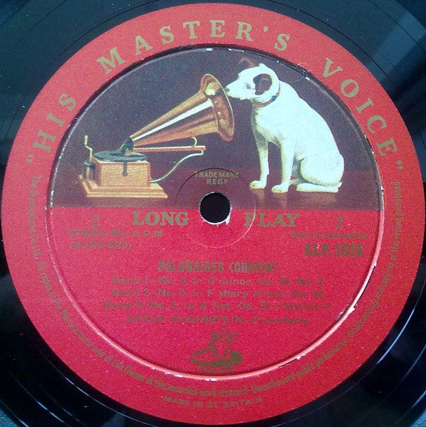 Frédéric Chopin Played By Arthur Rubinstein : Polonaises (LP)