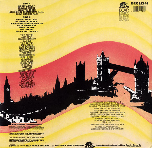 Jerry Lee Lewis : The Complete Session Recorded In London With Great Guest Artists, Vol. 2 (LP, Album)