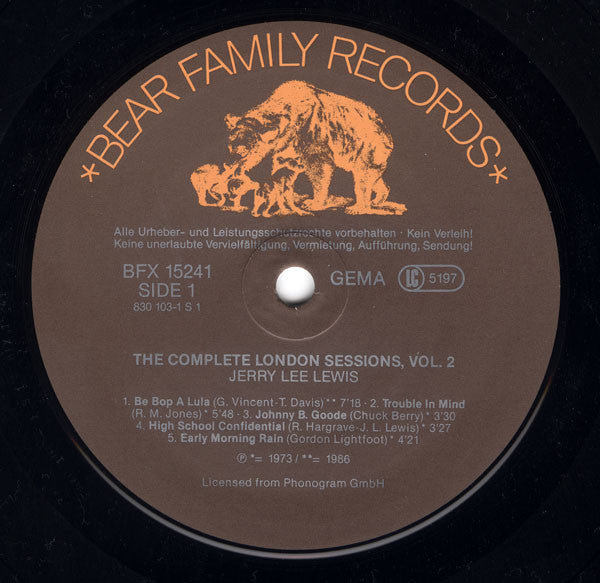 Jerry Lee Lewis : The Complete Session Recorded In London With Great Guest Artists, Vol. 2 (LP, Album)