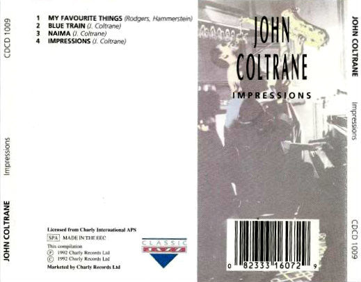John Coltrane : Impressions (CD, Album, RE)