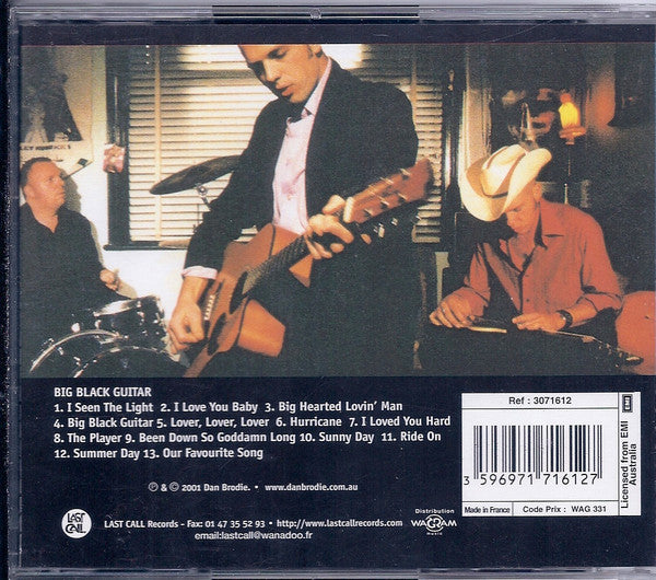 Dan Brodie And The Broken Arrows : Big Black Guitar (CD, Album)
