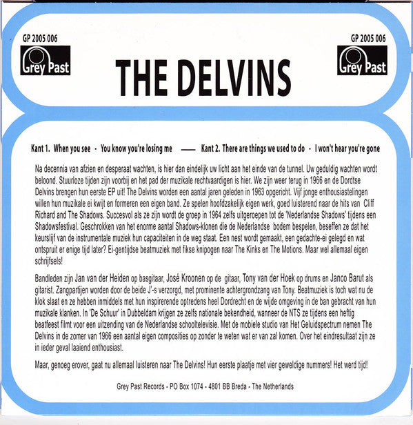 The Delvins : When You See (7", EP)