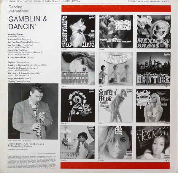 Charlie Barnet And His Orchestra : Gamblin' & Dancin' (LP)