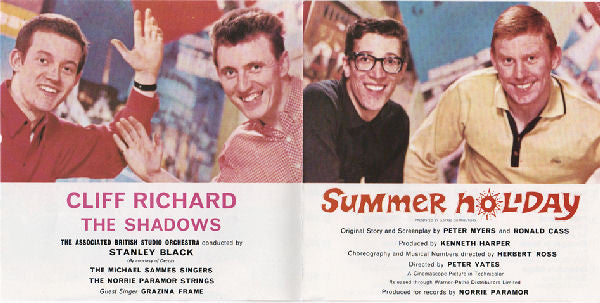 Cliff Richard & The Shadows : Summer Holiday (CD, Album, RE)