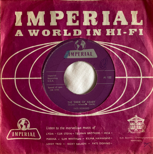 Fats Domino : My Girl Josephine / The Sheik Of Araby (7", Single)