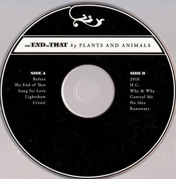 Plants And Animals : The End Of That (CD, Album)