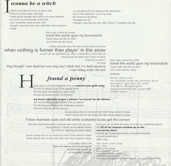 Kim Fox : Moon Hut (CD, Album)