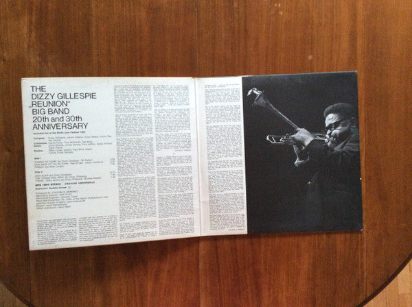 The Dizzy Gillespie Reunion Big Band : 20th And 30th Anniversary (LP, Album, Gat)