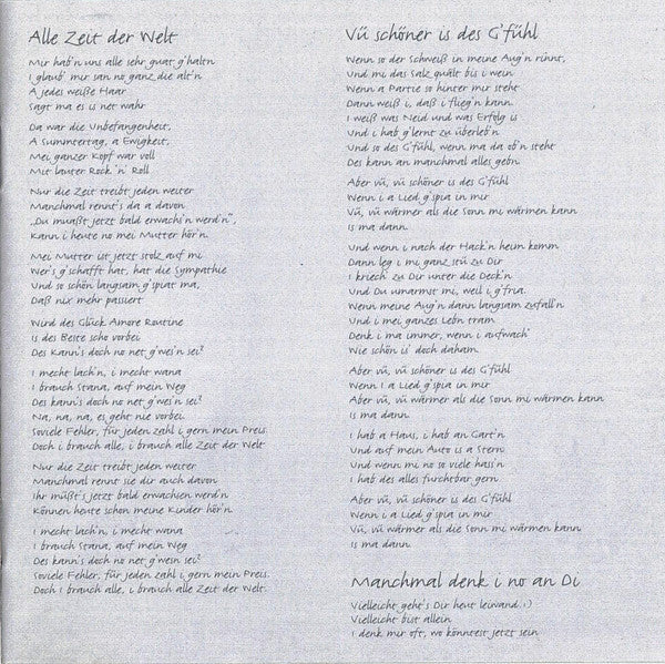 Rainhard Fendrich : Recycled (CD, Comp)