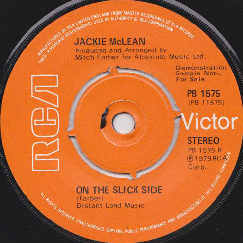 Jackie McLean : Doctor Jackyll And Mister Funk (7", Promo)