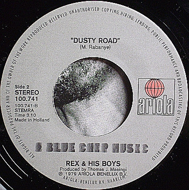 Rex & His Boys : Jacaranda (7", Single)