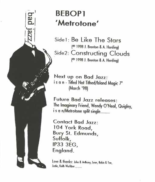 Metrotone : Be Like The Stars (7", Single)