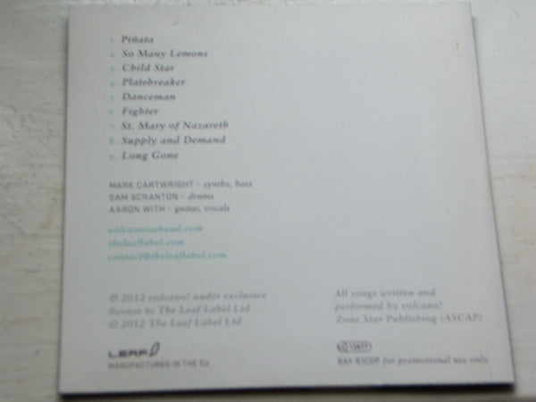 Volcano! : Piñata (CD, Album, Promo)