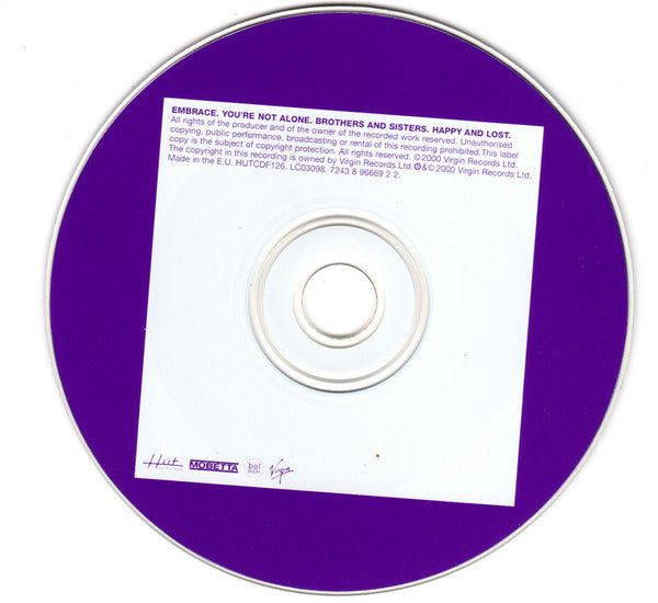 Embrace : You're Not Alone (CD, Single)