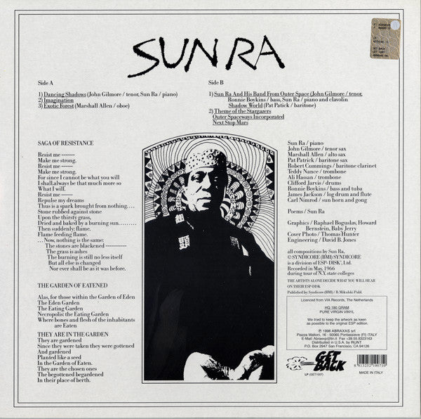 Sun Ra : Nothing Is... (LP, Album, RE, 180)