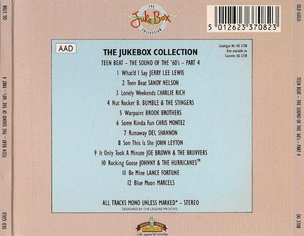 Various : Teen Beat - The Sound Of The '60's - Part 4 (CD, Comp)