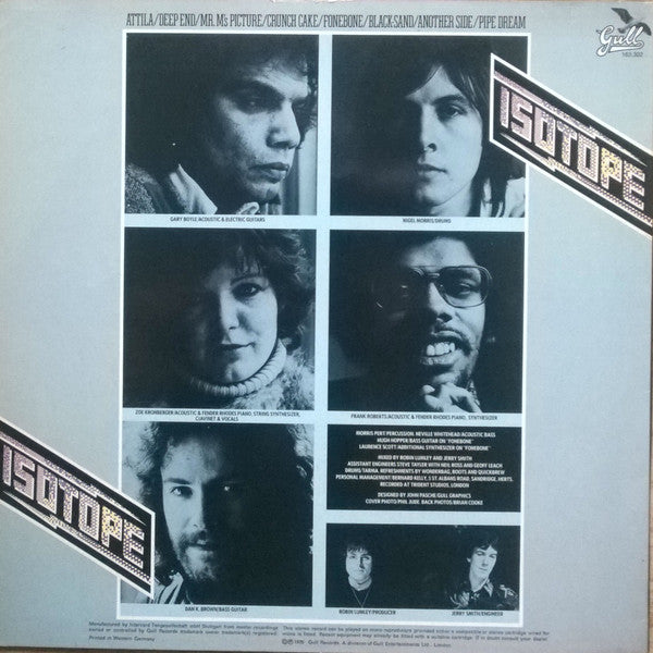 Isotope (2) : Deep End (LP, Album)