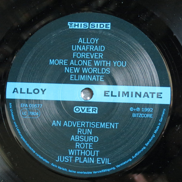 Alloy (5) : Eliminate (LP, Album)