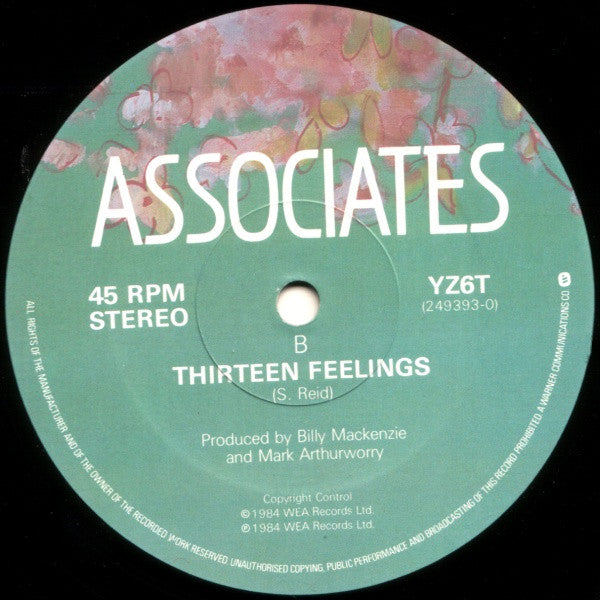 The Associates : Those First Impressions (Extended Version) (12")