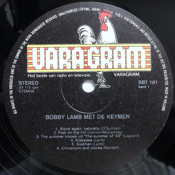 Bobby Lamb And The Keymen : Bobby Lamb Met De Keymen (LP, Album)