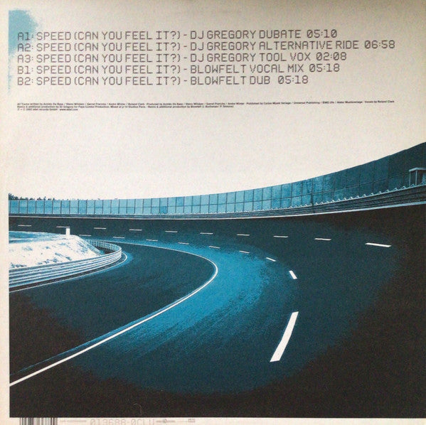 Azzido Da Bass : Speed (Can You Feel It?) Part 3 Of 3 (12")