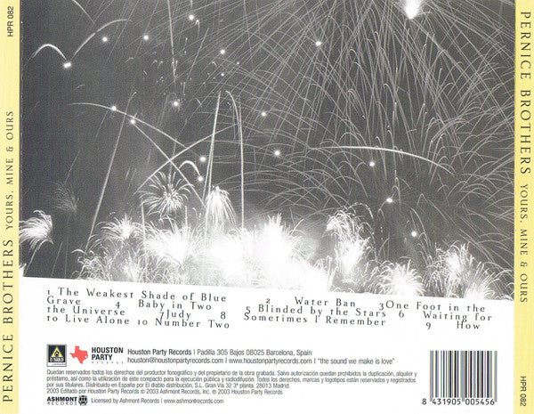 Pernice Brothers : Yours, Mine & Ours (CD, Album)