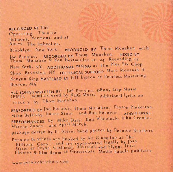 Pernice Brothers : Yours, Mine & Ours (CD, Album)