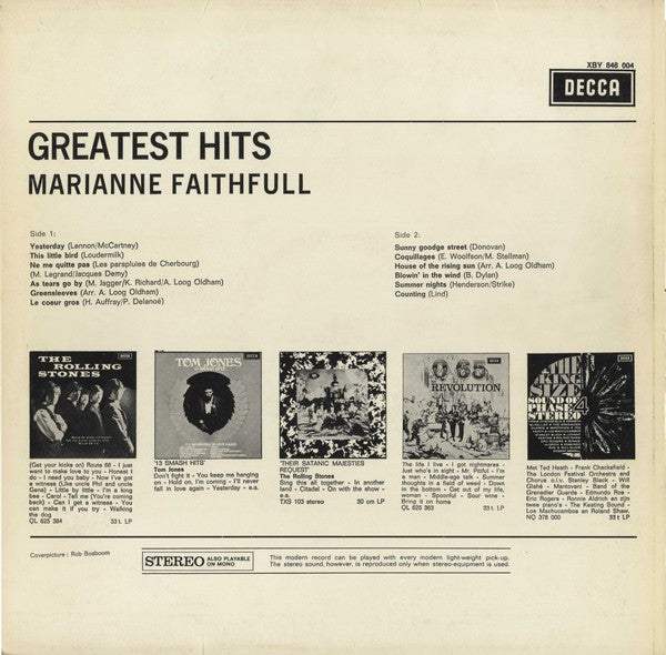 Marianne Faithfull : Greatest Hits (LP, Comp, Fli)