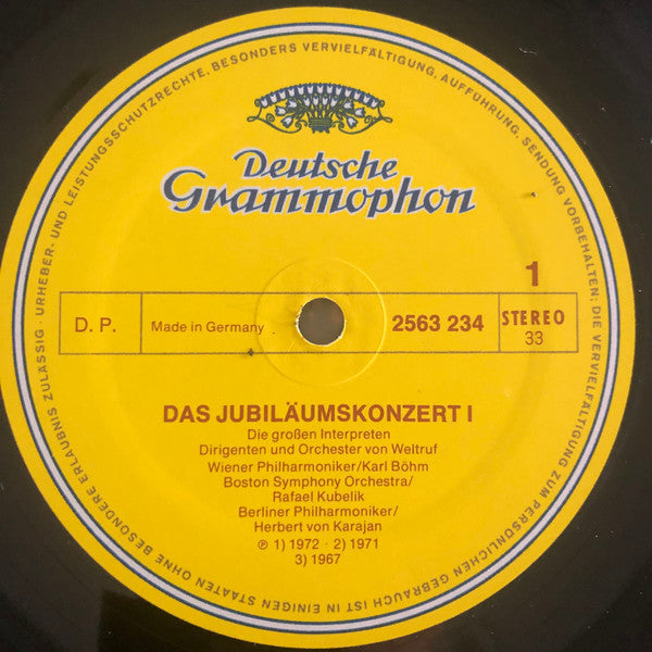 Various : Die Großen Interpreten 1 – Jubiläumskonzert – Symphonische Meisterwerke (LP, Comp)