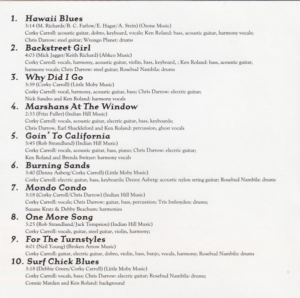 Corky Carroll Featuring Chris Darrow : Surf Dogs On The Range (CD, Album)