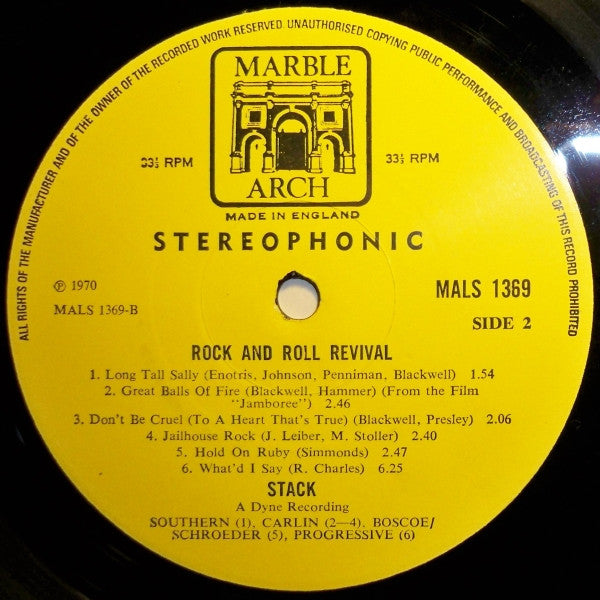 Stack (3) : Rock N' Roll Revival (LP)