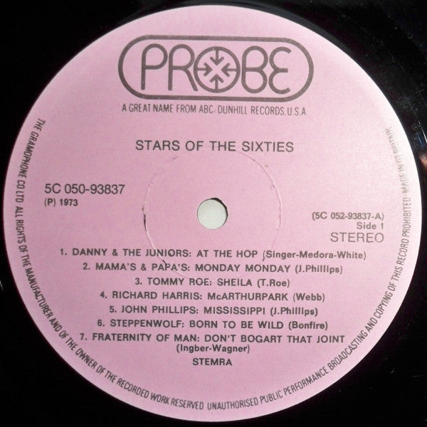 Various : Stars Of The Sixties (LP, Comp)