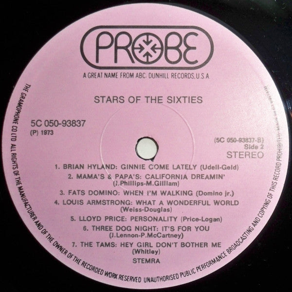 Various : Stars Of The Sixties (LP, Comp)