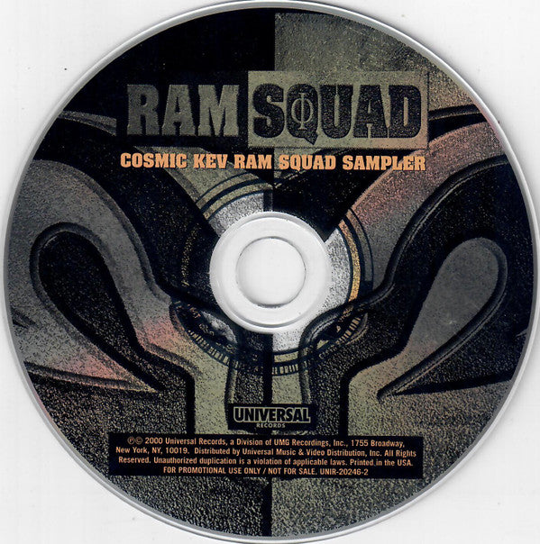Ram Squad : Cosmic Kev Ram Squad Sampler (CD, Promo, Smplr)