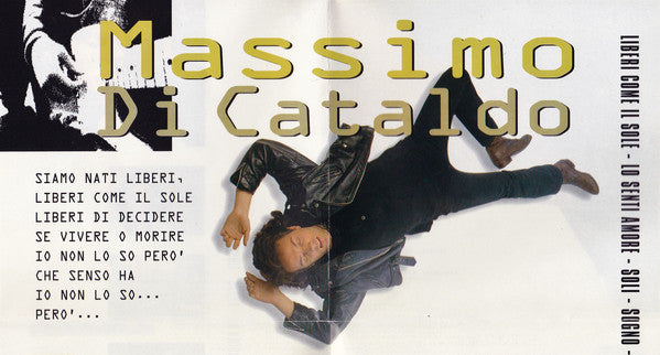 Massimo Di Cataldo : Siamo Nati Liberi (CD, Album)